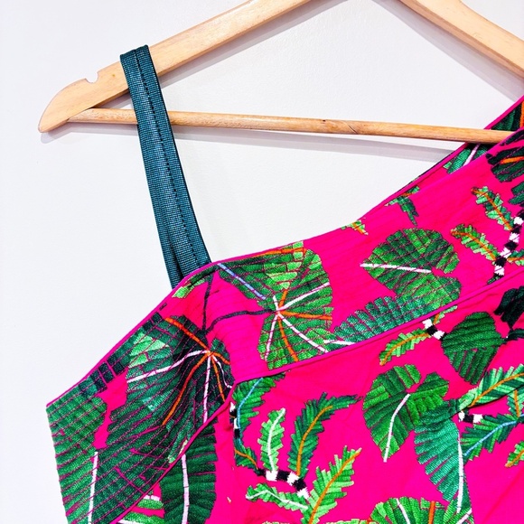 FARM RIO Pink one shoulder mini dress - Picture 6 of 9